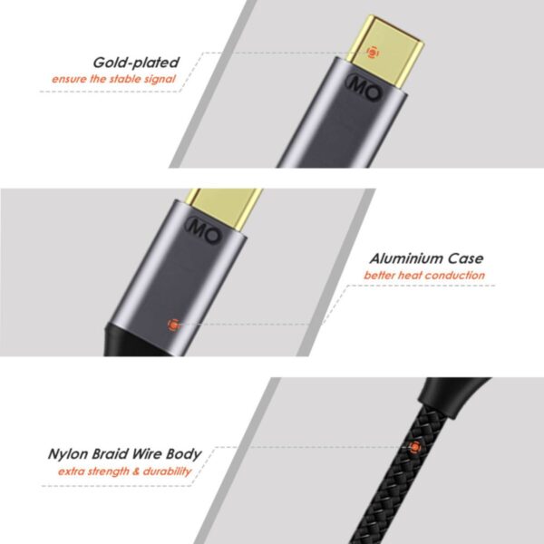 Mowsil Type C To HDMI Cable 2M