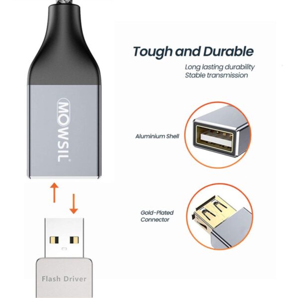 Mowsil USB 3.0 Extension Cable 1.8M